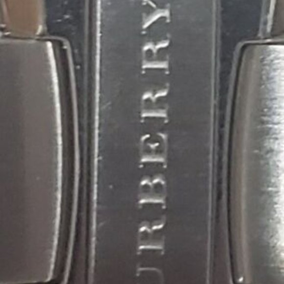 $1295 MSRP~ Burberry Silver Women's The Britain Bby1703 Watch- RARE- DESC. - Picture 8 of 11